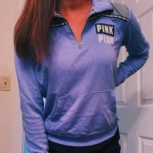 VS PINK quarter zip